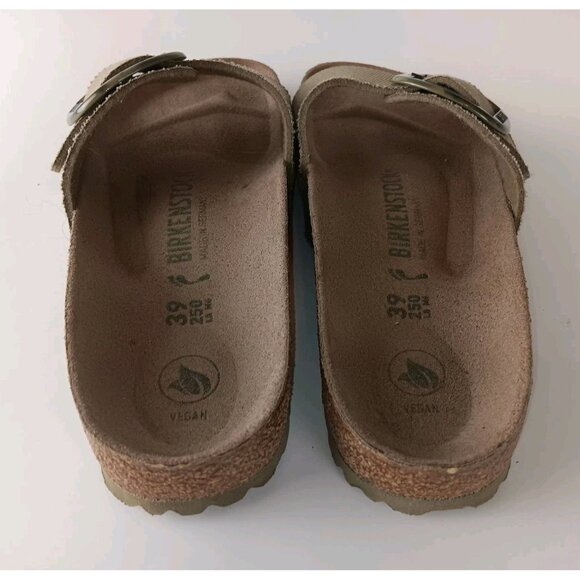 NEW Birkenstock Women's Madrid Vegan Big Buckle Open Toe Textile Slide Sandals 8 - Picture 6 of 11